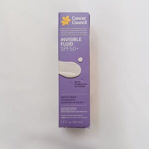 Cancer Council Invisible Fluid Sunscreen SPF50+